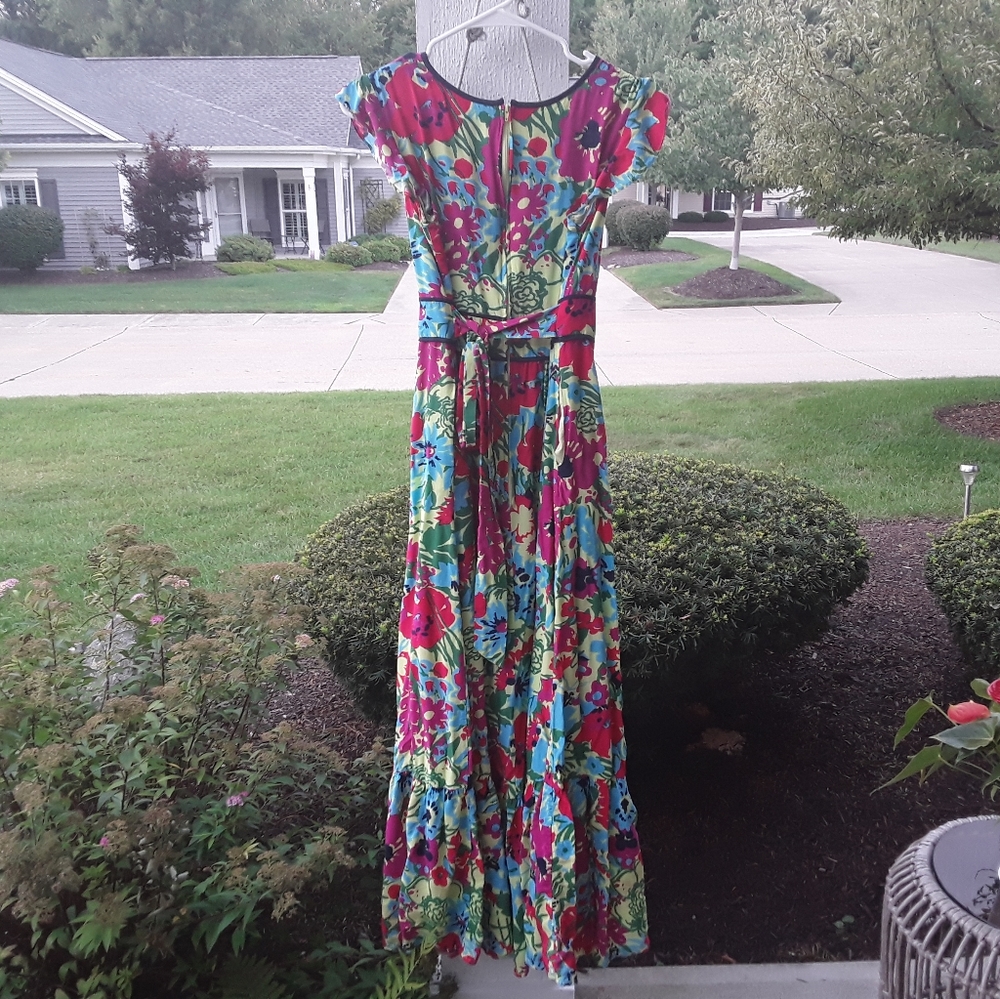 ModCloth Eyes On You Floral Maxi Dress Blogger Fav - Picture 9 of 9